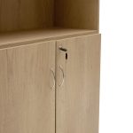 Βιβλιοθήκη γραφείου επαγγελματική Amazon  χρώμα sonoma 80x40x200εκ - Image 5
