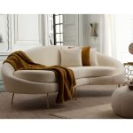 Καναπές 3θέσιος PWF-0589  ύφασμα cream 255x120x85εκ - Image 2