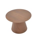 Τραπέζι σαλονιού Kayano καρυδί mdf Φ60x40εκ - Image 2