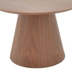 Τραπέζι σαλονιού Kayano καρυδί mdf Φ60x40εκ - Image 3