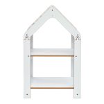 Ραφιέρα τ. Montessori Zoilen λευκό-ροζ mdf 50x30x80εκ - Image 2