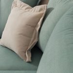 Γωνιακός καναπές αριστερή γωνία Romantic ύφασμα ciel-cream 290x235x95εκ - Image 6