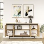 Μπουφές Jethro sonoma-wenge 160x44.5x75.5εκ - Image 2