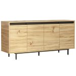 Μπουφές Jethro sonoma-wenge 160x44.5x75.5εκ - Image 3