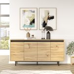Μπουφές Jethro sonoma-wenge 160x44.5x75.5εκ - Image 4
