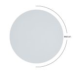 Επιφάνεια τραπεζιού Solace Werzalit λευκό μαρμάρου Φ60εκ πάχους 25mm - Image 4