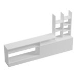 Σύνθετο σαλονιού Seruno λευκό 170x25x100εκ - Image 2