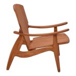 Πολυθρόνα Brazin φυσικό teak ξύλο 67x76x78.5εκ - Image 3