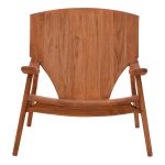 Πολυθρόνα Brazin φυσικό teak ξύλο 67x76x78.5εκ - Image 4