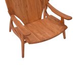 Πολυθρόνα Brazin φυσικό teak ξύλο 67x76x78.5εκ - Image 7