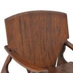 Πολυθρόνα Brazin καρυδί teak ξύλο 72x71x77εκ - Image 6