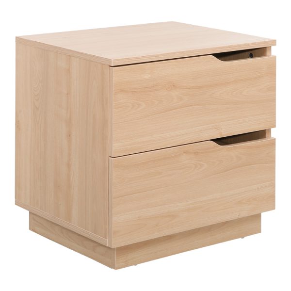 Κομοδίνο Verena  σε φυσική απόχρωση 48x40x48εκ