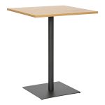 Τραπέζι Nerobian mdf σε sonoma απόχρωση 60x60x75εκ