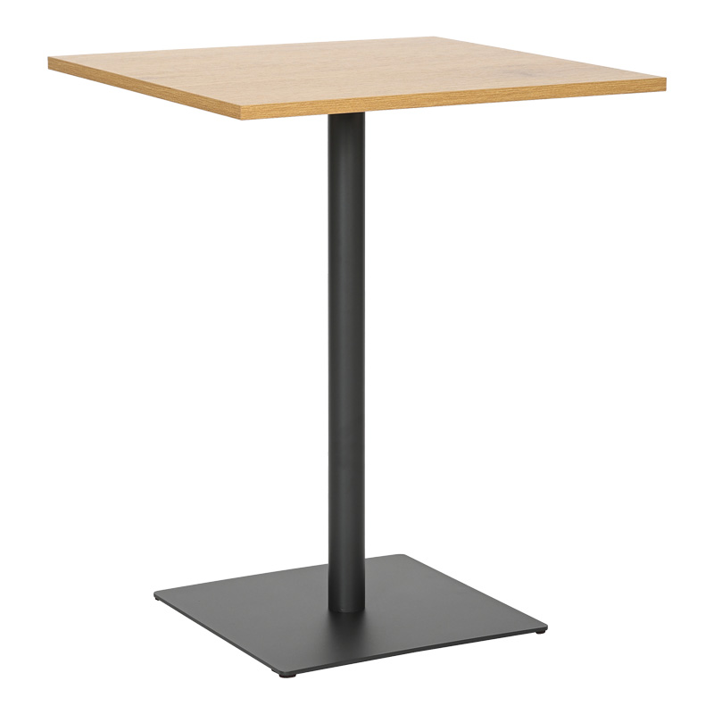 350-000038 Τραπέζι Nerobian mdf σε sonoma απόχρωση 60x60x75εκ - Image 1