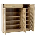 Παπουτσοθήκη-ντουλάπι SANTE 30 ζεύγων χρώμα sonoma 120x37x123εκ - Image 3
