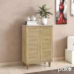 Παπουτσοθήκη-ντουλάπι SANTO 10 ζεύγων χρώμα sonoma 60x34,5x91,5εκ - Image 2