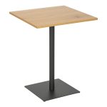 Τραπέζι Nerobian mdf σε sonoma απόχρωση 60x60x75εκ - Image 4