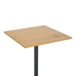 Τραπέζι Nerobian mdf σε sonoma απόχρωση 60x60x75εκ - Image 5