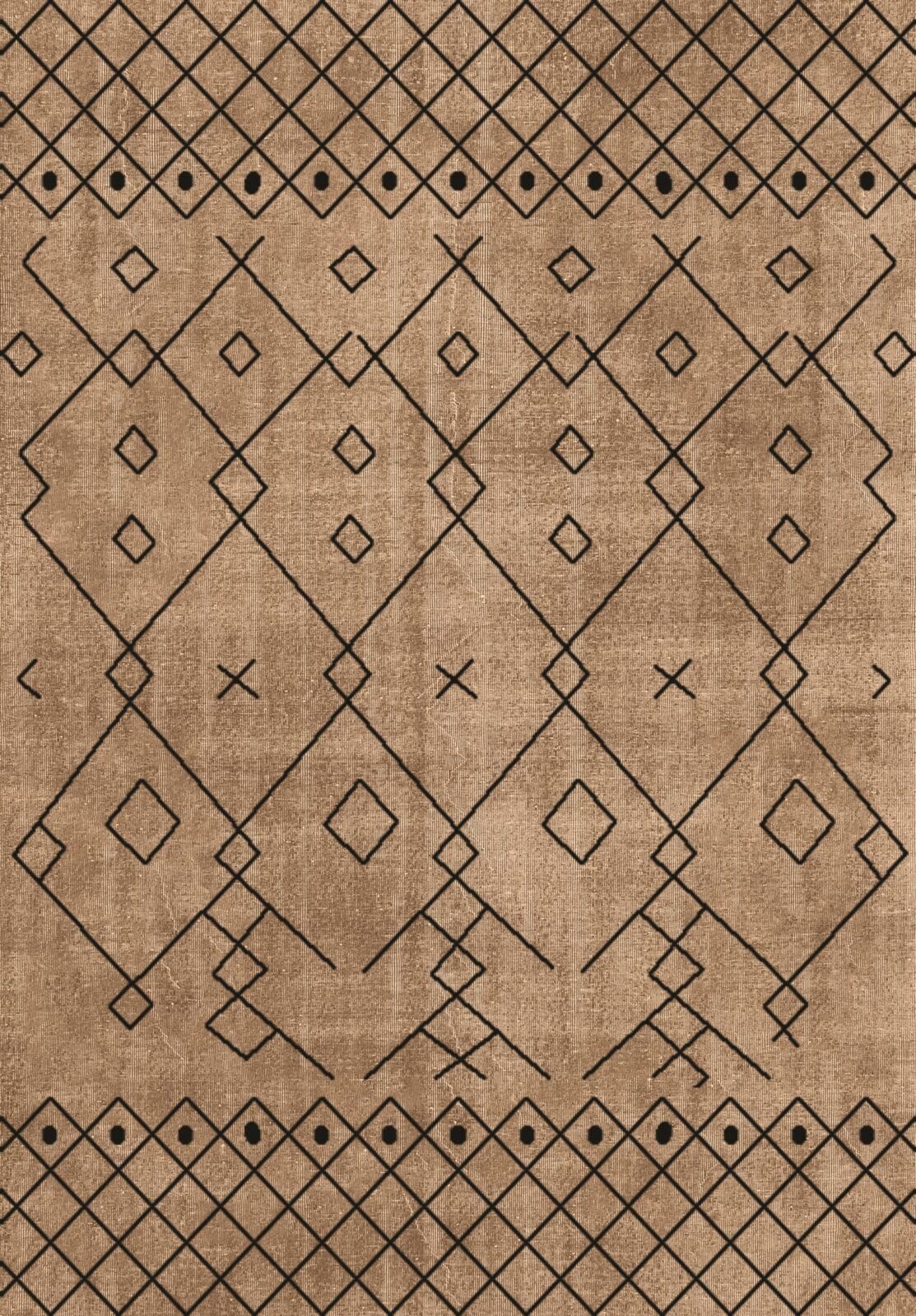 5005jpg-scaled Χαλί Καφέ/Μαύρο Ν.5005 160x230cm - Image 1