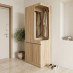 Έπιπλο εισόδου Feby sonoma 80x50.5x190εκ