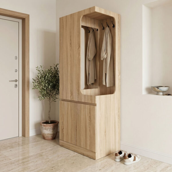 Έπιπλο εισόδου Feby   sonoma 80x50.5x190εκ