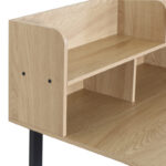 Γραφείο εργασίας Biuro oak- μαύρο μέταλλο 120x60x103εκ - Image 4