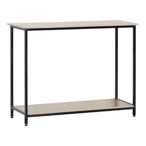 Κονσόλα Shima  oak- μαύρο μέταλλο 106x35x81εκ