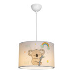 Παιδικό φωτιστικό οροφής Koala led E27 πολύχρωμο PVC Φ30x20εκ - Image 3