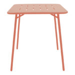 Τραπεζαρία Moraja Federal σετ 3τεμ terracotta μέταλλο 70x70x73εκ - Image 4