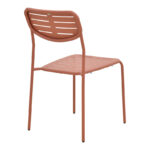 Τραπεζαρία Moraja Deraby I σετ 3τεμ terracotta μέταλλο 70x70x73εκ - Image 6