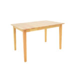 Τραπεζαρία Dallan Country 7τεμ σε φυσική απόχρωση rubberwood 120-150x80x74εκ - Image 3