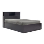 Κρεβάτι με στρώμα Olympus-Perfecto wenge 120x200εκ - Image 2