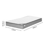 Κρεβάτι με στρώμα Olympus-Perfecto wenge 120x200εκ - Image 8