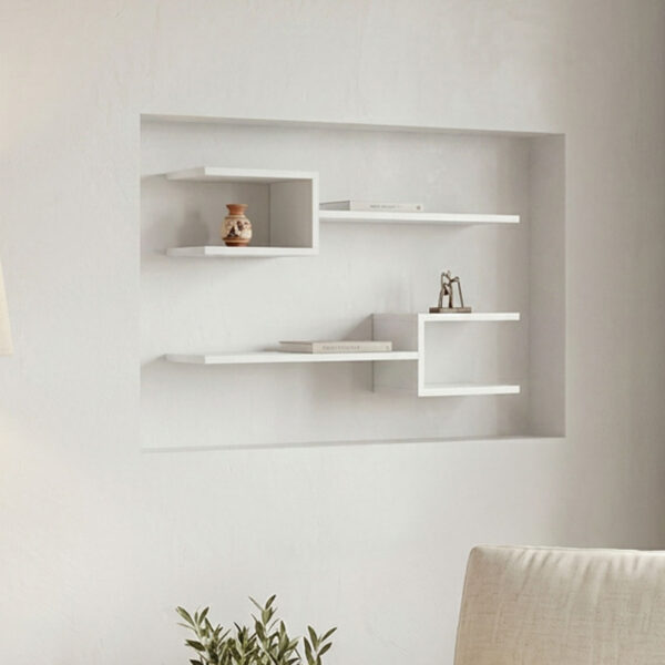 Ραφιέρα τοίχου Galler  λευκό 79x19.5x18εκ
