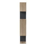 Βιβλιοθήκη Mito  sonoma-ανθρακί 108.5x25x161εκ - Image 6