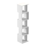 Βιβλιοθήκη Cubik  λευκό 35x30x161εκ - Image 5