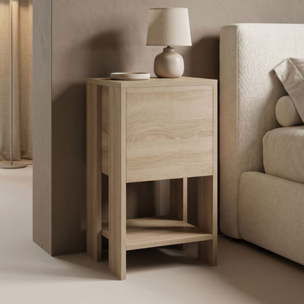 Κομοδίνο Reppo  sonoma 30x30x55εκ