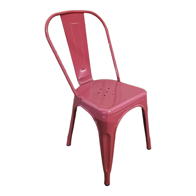 270-000077 Καρέκλα Utopia μέταλλο terracotta 44x44x85εκ - Image 1