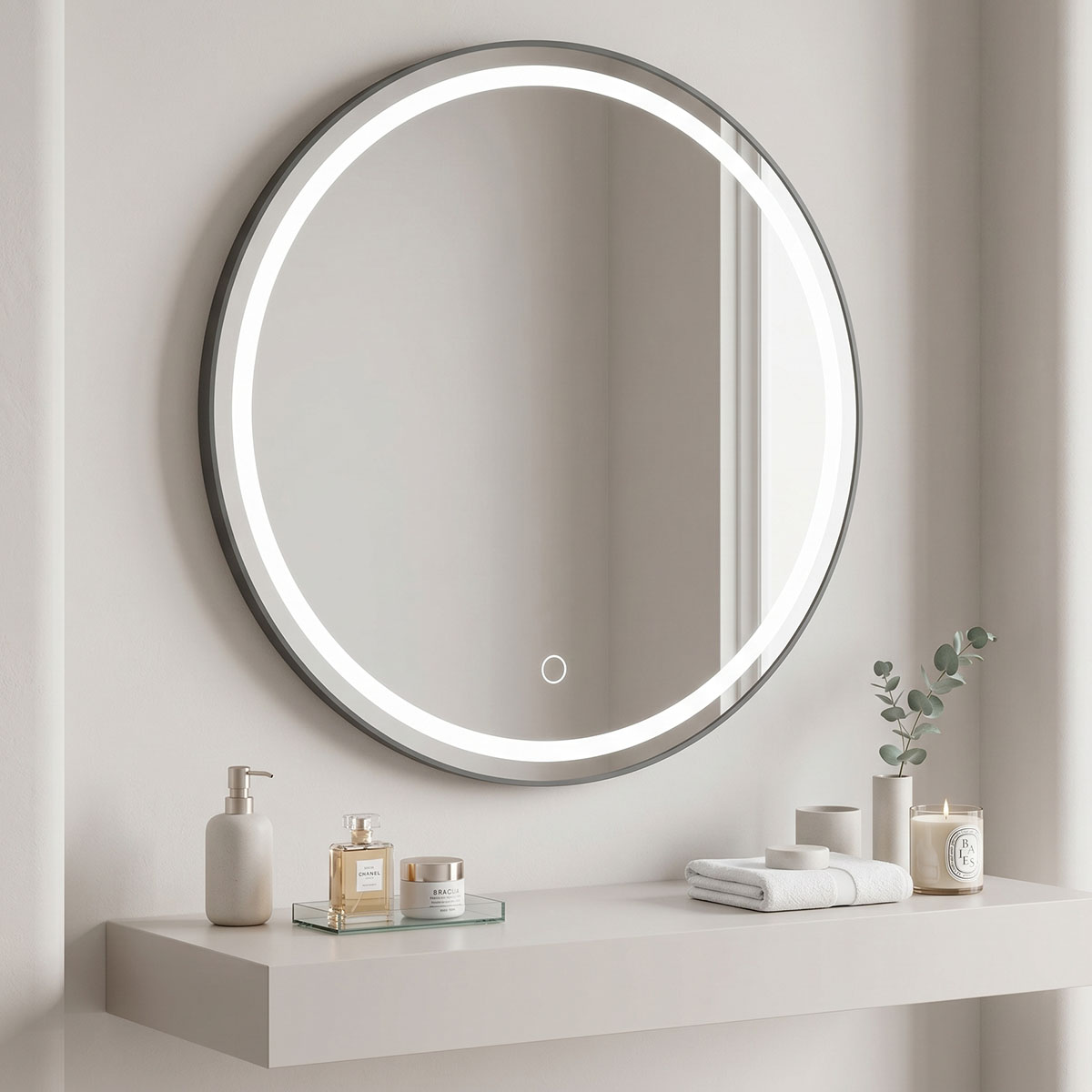 298-000054 Καθρέπτης Deliza led Φ70x2.5εκ - Image 1