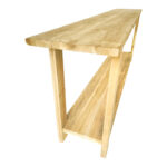 Κονσόλα Decoza  teak ξύλο σε φυσική απόχρωση 200x40x80εκ - Image 3