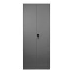 Μεταλλική ντουλάπα Ugren  ανθρακί 90x40x180εκ - Image 3