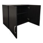 Πατάρι ντουλάπας δίφυλλο Athos σε wenge απόχρωση 80x42x60εκ - Image 2