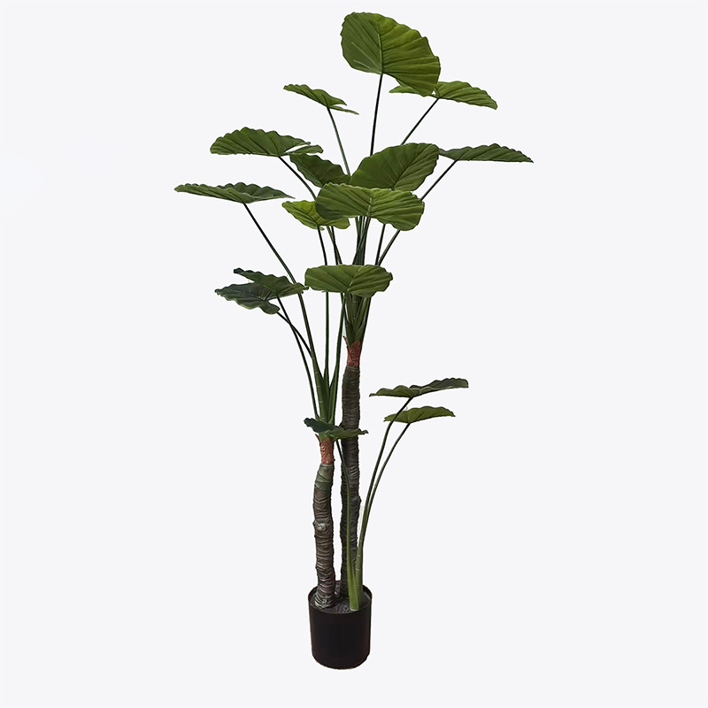 391-000015 Διακοσμητικό φυτό σε γλάστρα Taro Plant Inart πράσινο Φ90x180εκ - Image 1