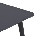 Τραπέζι Vista  αλουμίνιο σε μαύρη απόχρωση 120x70x72εκ - Image 4