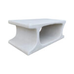 Τραπέζι σαλονιού Nafel mdf λευκό 120x60x45εκ - Image 2