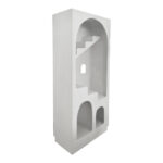 Βιβλιοθήκη-ραφιέρα Boolten mdf λευκό 80x38x190εκ - Image 2