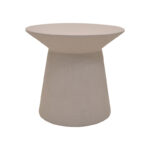 Τραπέζι σαλονιού Peble  MGO cappuccino Φ55x50εκ - Image 2