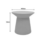 Τραπέζι σαλονιού Peble  MGO cappuccino Φ55x50εκ - Image 4