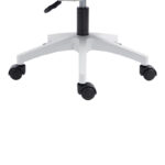 Καρέκλα γραφείου Plymot  λευκή - mesh μαύρο 48x58x112-122εκ - Image 11