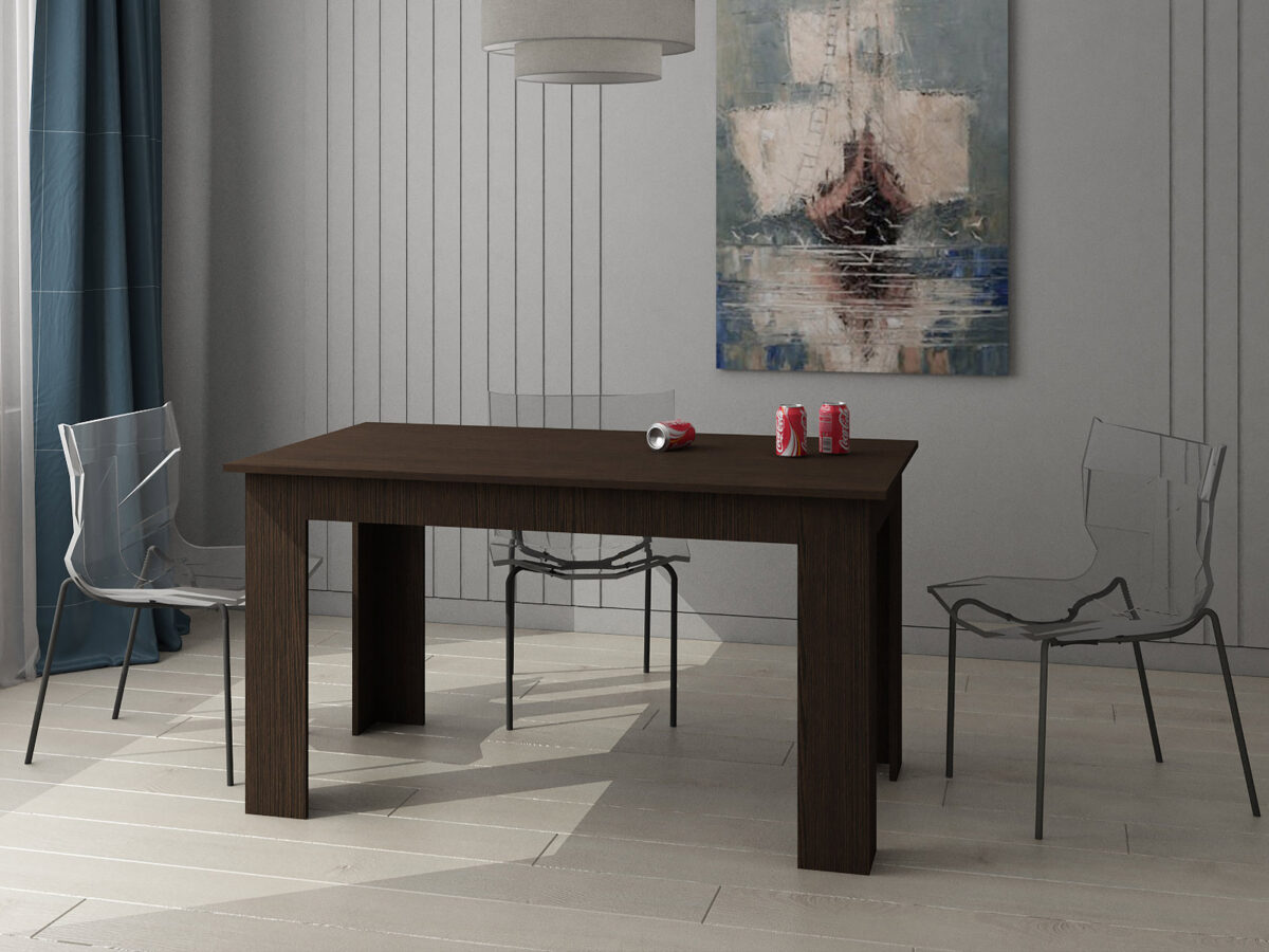 Τραπέζι Κουζίνας Wenge HAZEL 120x80x75cm - Image 4